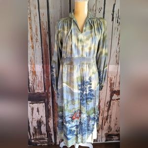 Vintage Jonathan Logan print dress